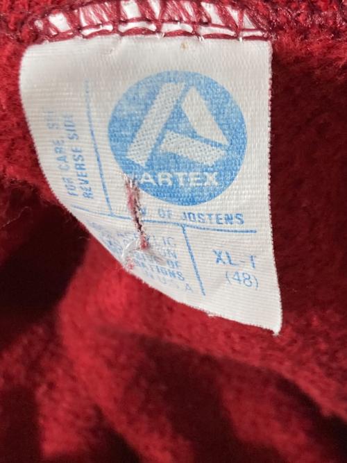 ArteX（アルテックス）ArteX (アルテックス) クルーネックスウェット レッド サイズ:XLの古着・服飾アイテム