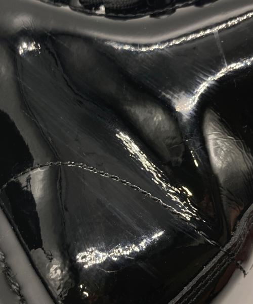 Dr.Martens（ドクターマーチン）Dr.Martens (ドクターマーチン) エナメル8ホールブーツ ブラック サイズ:UK4の古着・服飾アイテム