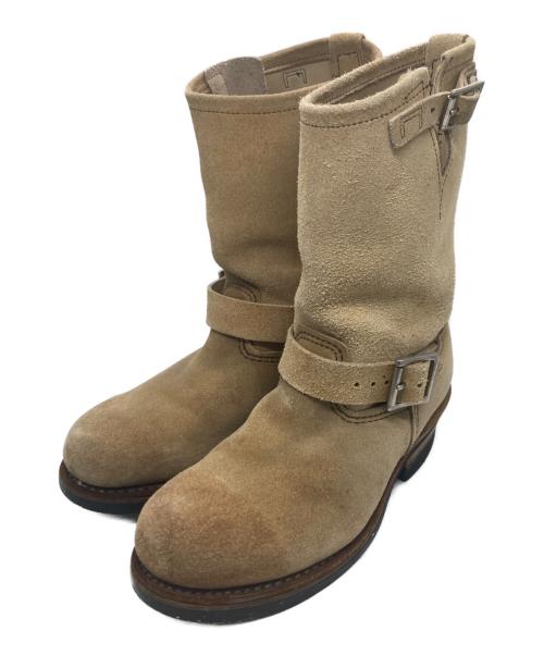 RED WING（レッドウィング）RED WING (レッドウィング) エンジニアブーツ ベージュ サイズ:USA 7Dの古着・服飾アイテム