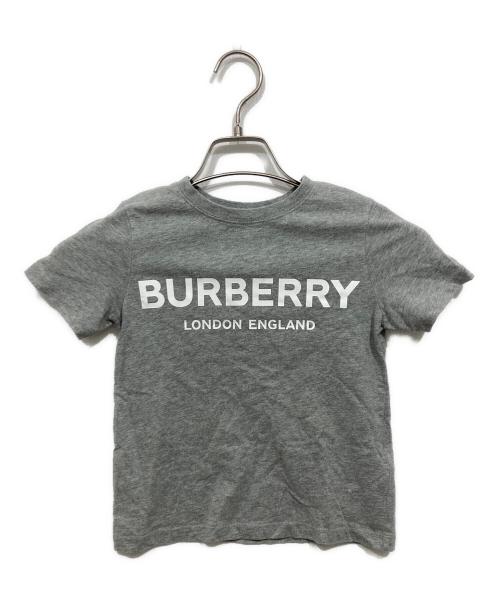 BURBERRY（バーバリー）BURBERRY (バーバリー) ロゴプリントTシャツ グレー サイズ:104の古着・服飾アイテム