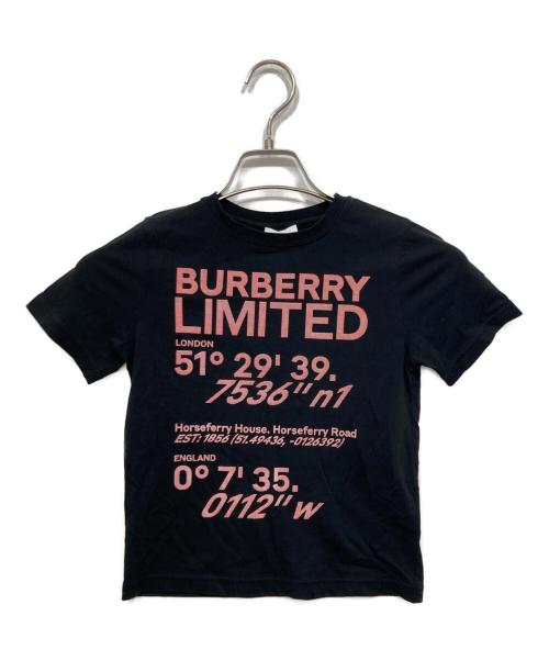 BURBERRY（バーバリー）BURBERRY (バーバリー) プリントTシャツ ブラック サイズ:116㎝の古着・服飾アイテム