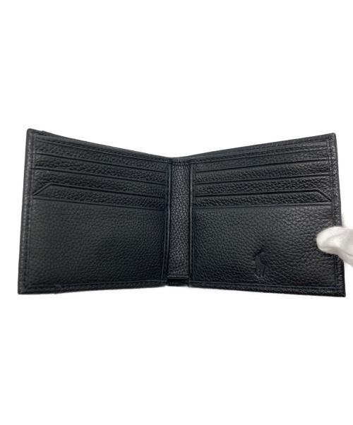 POLO RALPH LAUREN（ポロ・ラルフローレン）POLO RALPH LAUREN (ポロ・ラルフローレン) 2つ折り財布 ブラックの古着・服飾アイテム