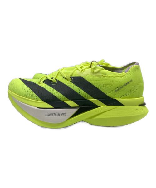 adidas（アディダス）adidas (アディダス) ローカットスニーカー / ADIZERO PRIME X3 STRUNG イエロー サイズ:28.0cmの古着・服飾アイテム