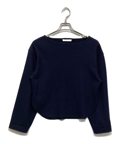 GALERIE VIE（ギャルリーヴィー）GALERIE VIE (ギャルリーヴィー) ミルドスムースワイドスリーブプルオーバー ネイビー サイズ:Fの古着・服飾アイテム