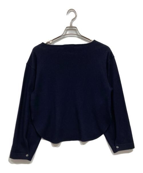 GALERIE VIE（ギャルリーヴィー）GALERIE VIE (ギャルリーヴィー) ミルドスムースワイドスリーブプルオーバー ネイビー サイズ:Fの古着・服飾アイテム