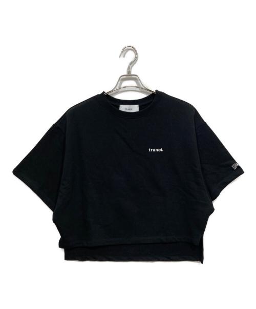TRANOI（トラノイ）TRANOI (トラノイ) トラ刺繍半袖スウェット ブラック サイズ:1の古着・服飾アイテム