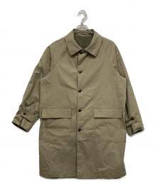 SLICK（スリック）の古着「リバーシブルコート / ヴィンテージタフタリバーシブルコート」｜グリーン×ベージュ
