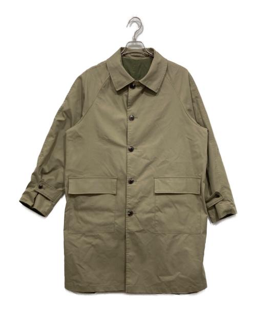 SLICK（スリック）SLICK (スリック) リバーシブルコート / ヴィンテージタフタリバーシブルコート グリーン×ベージュ サイズ:1の古着・服飾アイテム
