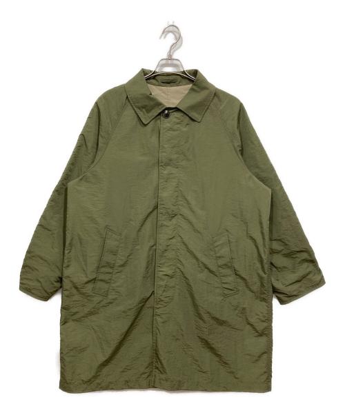 SLICK（スリック）SLICK (スリック) リバーシブルコート / ヴィンテージタフタリバーシブルコート グリーン×ベージュ サイズ:1の古着・服飾アイテム