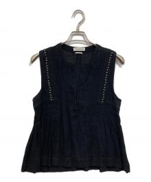 ISABEL MARANT ETOILE（イザベルマランエトワール）の古着「ノースリーブブラウス」｜ブラック
