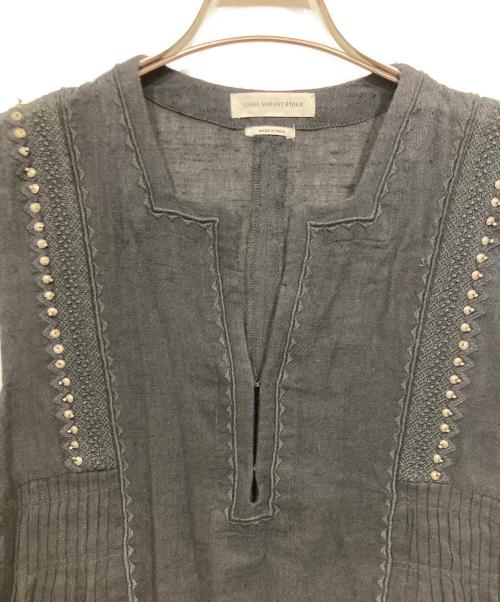 ISABEL MARANT ETOILE（イザベルマランエトワール）ISABEL MARANT ETOILE (イザベルマランエトワール) ノースリーブブラウス ブラック サイズ:36の古着・服飾アイテム