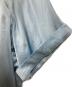 中古・古着 MANOF (マノフ) サテンオーバーシャツ / SATIN OVER SHIRTS ブルー サイズ:F：4000円