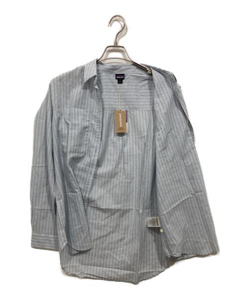 Patagonia（パタゴニア）Patagonia (パタゴニア) ストライプシャツ ブルー サイズ:Ｓの古着・服飾アイテム