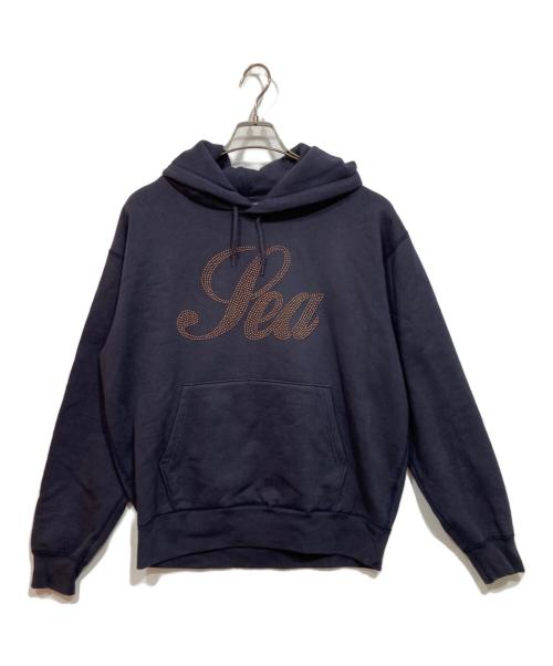WIND AND SEA（ウィンダンシー）WIND AND SEA (ウィンダンシー) RHINESTONE HOODIE ネイビー サイズ:ＸＬの古着・服飾アイテム