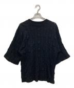 CITYSHOPシティショップ）の古着「LACE T-SHIRT3」｜ブラック