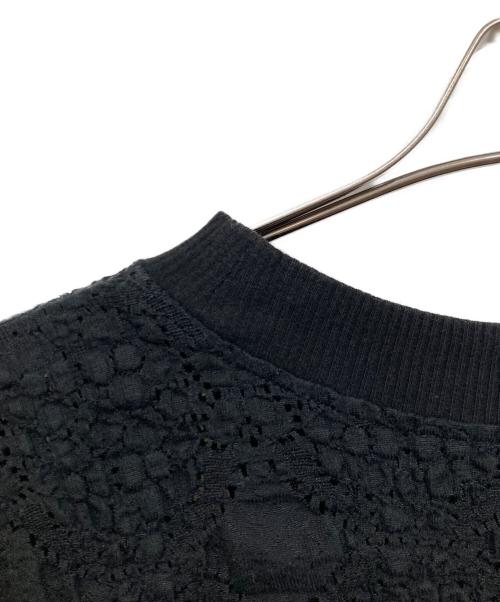 CITYSHOP（シティショップ）CITYSHOP (シティショップ) LACE T-SHIRT3 ブラック サイズ:表記なしの古着・服飾アイテム