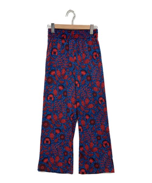 JOURNAL STANDARD relume（ジャーナルスタンダード レリューム）JOURNAL STANDARD relume (ジャーナルスタンダード レリューム) アフリカンフラワープリントパンツ ブルー サイズ:Fの古着・服飾アイテム