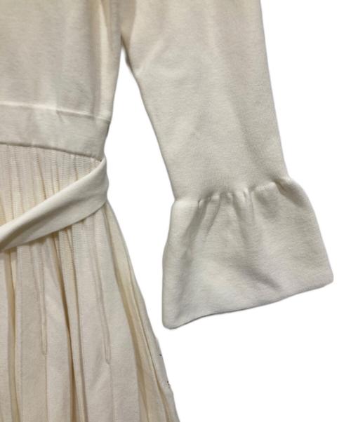 CELFORD（セルフォード）CELFORD (セルフォード) スピリングニットドレスワンピース ホワイト サイズ:Sの古着・服飾アイテム