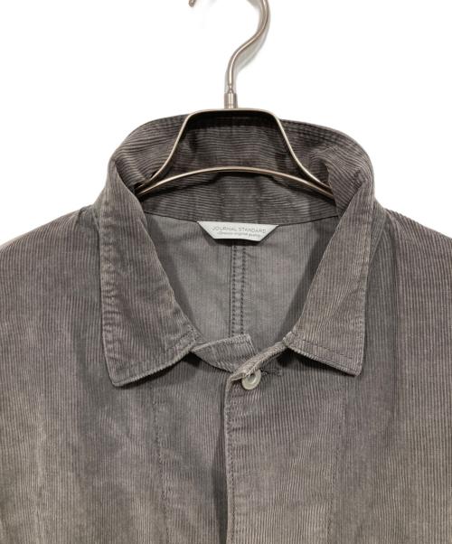 JOURNAL STANDARD（ジャーナルスタンダード）JOURNAL STANDARD (ジャーナルスタンダード) コーデュロイカバーオール グレー サイズ:Ｍの古着・服飾アイテム