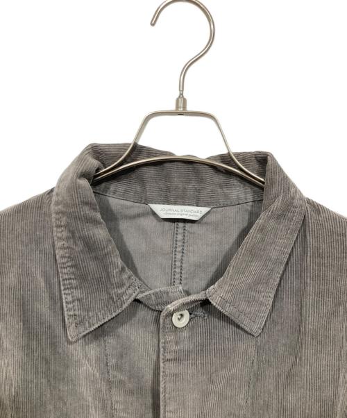JOURNAL STANDARD（ジャーナルスタンダード）JOURNAL STANDARD (ジャーナルスタンダード) コーデュロイカバーオール グレー サイズ:Ｍの古着・服飾アイテム