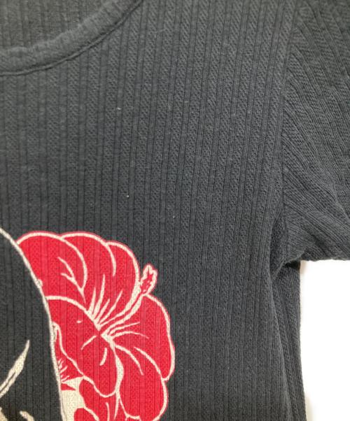 Hysteric Glamour（ヒステリックグラマー）Hysteric Glamour (ヒステリックグラマー) ALOHA GIRL チビTシャツ ブラック サイズ:FREEの古着・服飾アイテム