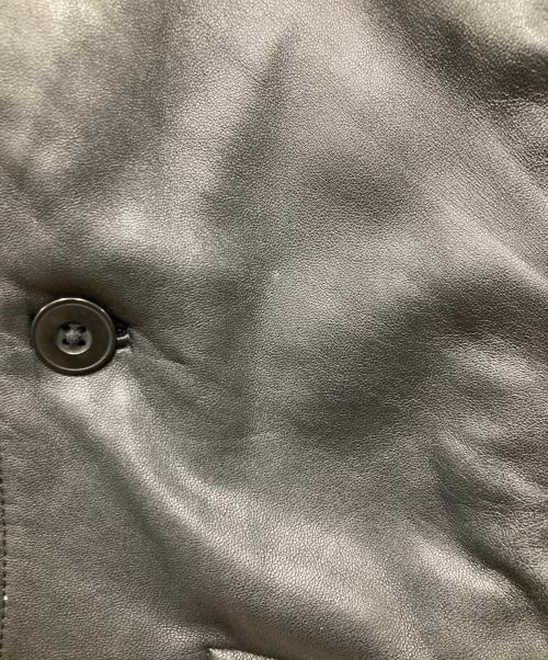 Eddie Bauer（エディーバウアー）Eddie Bauer (エディーバウアー) ラムレザーコート ブラック サイズ:Sの古着・服飾アイテム