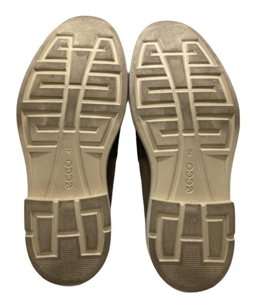 ECCO（エコー）ECCO (エコー) ヌバックモックトゥシューズ ブラウン サイズ:25.5の古着・服飾アイテム