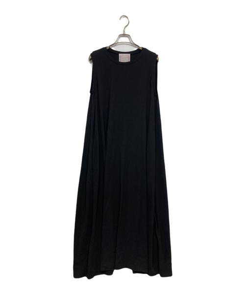BEARDSLEY（ビアズリー）BEARDSLEY (ビアズリー) ストレッチジョーゼットマキシワンピ ブラック サイズ:Sの古着・服飾アイテム