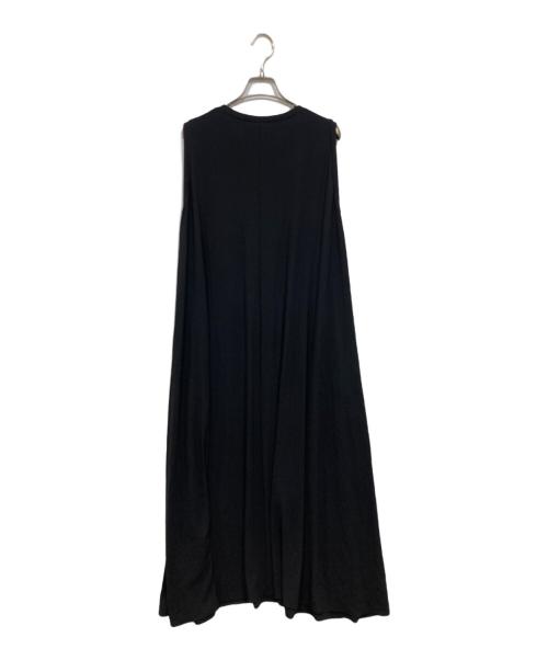 BEARDSLEY（ビアズリー）BEARDSLEY (ビアズリー) ストレッチジョーゼットマキシワンピ ブラック サイズ:Sの古着・服飾アイテム