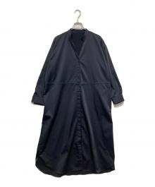 SOEJU（ソージュ）の古着「リモンタ コートワンピース」｜ネイビー