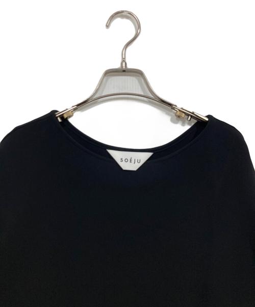 SOEJU（ソージュ）SOEJU (ソージュ) ロングスリーブブラウス ブラック サイズ:Lの古着・服飾アイテム
