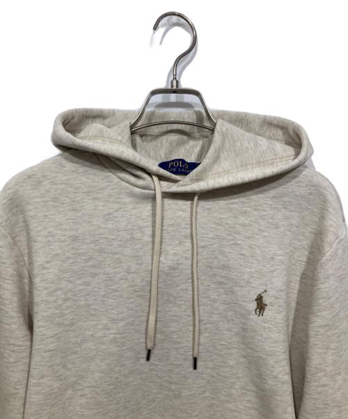 POLO RALPH LAUREN（ポロ・ラルフローレン）POLO RALPH LAUREN (ポロ・ラルフローレン) プルオーバーパーカー ベージュ サイズ:Sの古着・服飾アイテム