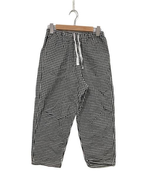DANTON（ダントン）DANTON (ダントン) イージーパンツ / コットンリネン ウェザー イージーパンツ ホワイト×ブラック サイズ:sの古着・服飾アイテム
