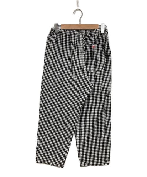 DANTON（ダントン）DANTON (ダントン) イージーパンツ / コットンリネン ウェザー イージーパンツ ホワイト×ブラック サイズ:sの古着・服飾アイテム