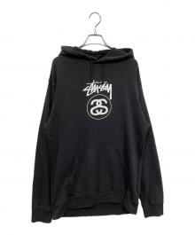 stussy（ステューシー）の古着「プルオーバーパーカー」｜ブラック