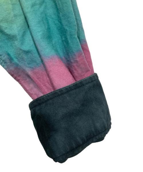 Graphpaper（グラフペーパー）Graphpaper (グラフペーパー) FUTUR (フューチャー) Tie＆Dyed Oxford L/S B.D Box Shirt ネイビー サイズ:1の古着・服飾アイテム