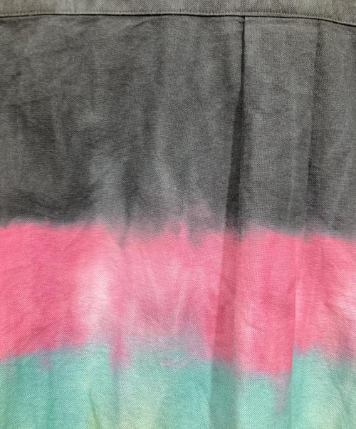 Graphpaper（グラフペーパー）Graphpaper (グラフペーパー) FUTUR (フューチャー) Tie＆Dyed Oxford L/S B.D Box Shirt ネイビー サイズ:1の古着・服飾アイテム