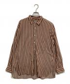 MACKINTOSH PHILOSOPHYマッキントッシュ フィロソフィー）の古着「ストライプシャツ」｜ベージュ