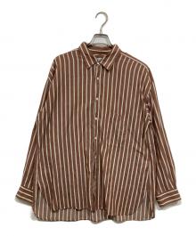 MACKINTOSH PHILOSOPHY（マッキントッシュ フィロソフィー）の古着「ストライプシャツ」｜ベージュ