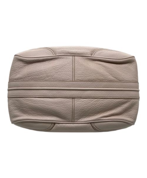 CELINE（セリーヌ）CELINE (セリーヌ) マカダムレザーショルダーバッグ ピンクの古着・服飾アイテム