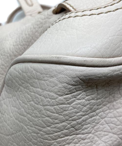 CELINE（セリーヌ）CELINE (セリーヌ) マカダムレザーショルダーバッグ ピンクの古着・服飾アイテム