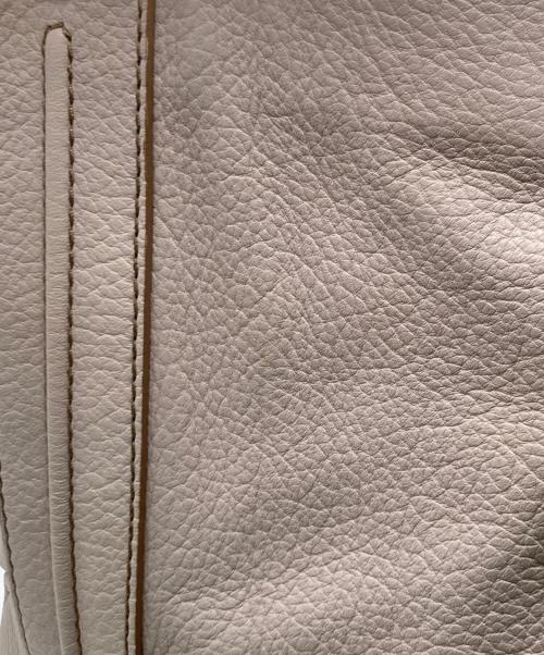 CELINE（セリーヌ）CELINE (セリーヌ) マカダムレザーショルダーバッグ ピンクの古着・服飾アイテム