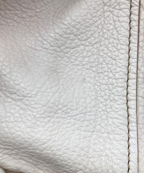 CELINE（セリーヌ）CELINE (セリーヌ) マカダムレザーショルダーバッグ ピンクの古着・服飾アイテム