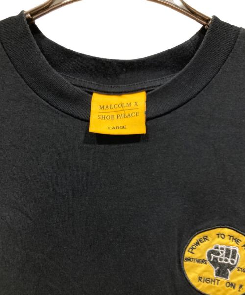 Malcom（マルコム）Malcom (マルコム) SHOE PALACE (シュー パレス) プリントTシャツ ブラック サイズ:Lの古着・服飾アイテム