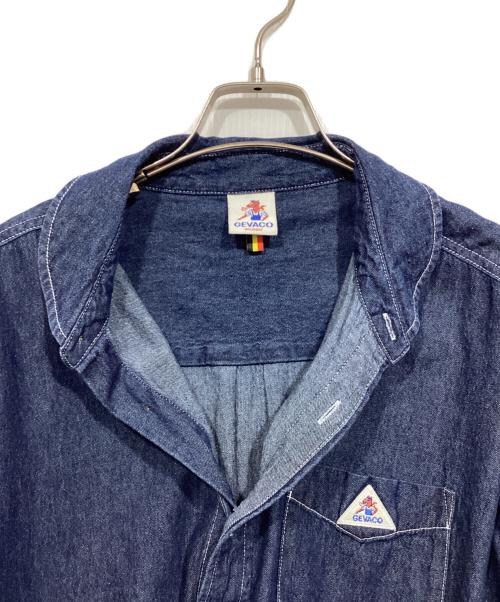 GEVACO（ゲバコ）GEVACO (ゲバコ) デニムシャツ インディゴ サイズ:42の古着・服飾アイテム
