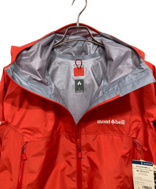 mont-bell（モンベル）mont-bell (モンベル) レイントレッカー ジャケット レッド サイズ:Ｌの古着・服飾アイテム