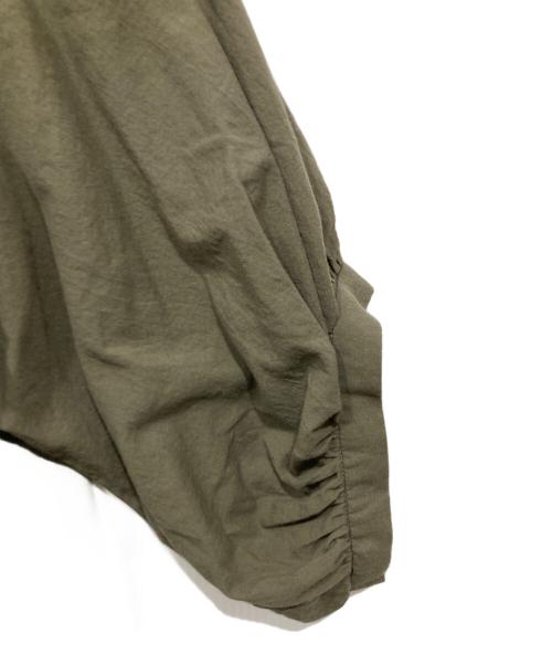慈雨（ジウ）慈雨 (ジウ) デザインシャツワンピース グリーン サイズ:42の古着・服飾アイテム