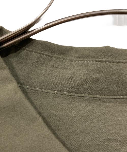 慈雨（ジウ）慈雨 (ジウ) デザインシャツワンピース グリーン サイズ:42の古着・服飾アイテム