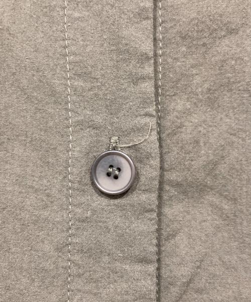 慈雨（ジウ）慈雨 (ジウ) デザインシャツワンピース グリーン サイズ:42の古着・服飾アイテム