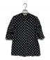journal standard L'essage（ジャーナルスタンダード レサージュ）の古着「IPEKERタックハーフスリーブブラウス」｜ブラック